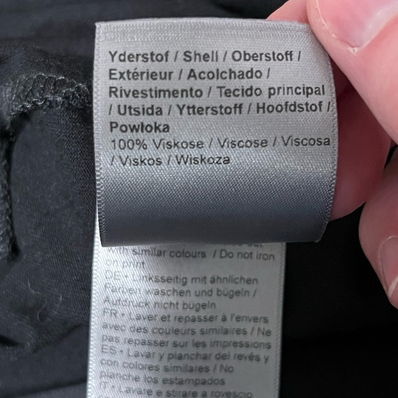 Mos Mosh Renee V-Neck Long Sleeve Black Tee - Picture 8 of 9